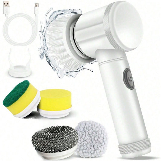 Cordless Electric Power Scrubber For Kitchen & Bathroom Cleaning